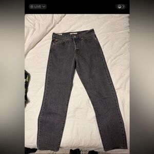 Levi's wedgie straight Women's black jeans - size 25